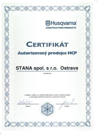 Certifikát HCP
